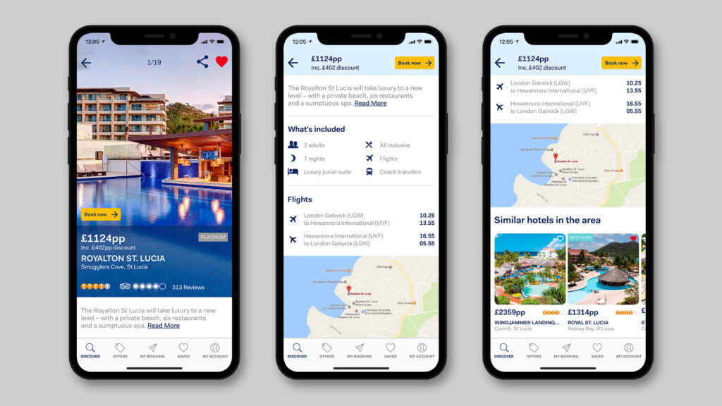 TUI UI Hotel info